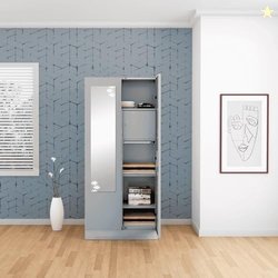 GODREJ INTERIO Almirah Slimline 2-Door Steel Almirah, Cupboard for Clo