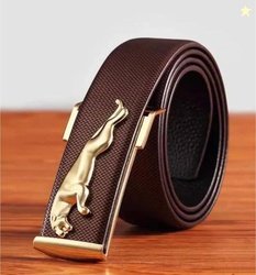 LUXURY LEATHER Men Casual, Party, Evening, Party Brown Texas Leatherit