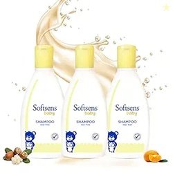 Softsens Baby Tear Free Shampoo | Mild, Hypoallergenic, Paraben & Sufa