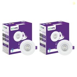 Ecolink 3-watt LED Spot Light | 2 inch Deep JB LED Spot Light for Home