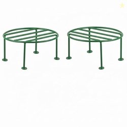 Round Plant Stand (Green, Pack of 2)