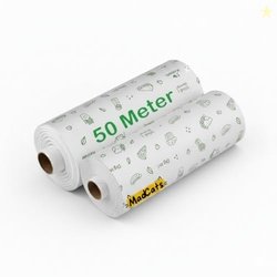 Mad Cat 50 Meters (50Mtr+50 Mtr, Pack of 2) Food Wrapping Roll - Premi