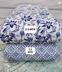 ADAN FABRICS Unstitched Cotton Blend Salwar Suit Material Graphic Prin