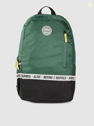 Gear Unisex Green & Black Colourblocked 18 Inch Laptop Backpack