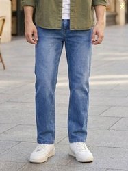 Urbano Fashion Men Straight Fit Mid Rise Blue Jeans