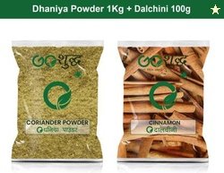 Goshudh Dalchini sabut 100gm & Dhaniya Powder 1Kg Combo Pack 1100g(110