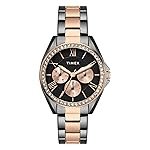 TIMEX Analog Watch for Woman with Round Dial & Water Resistant Women’s Wrist Watches