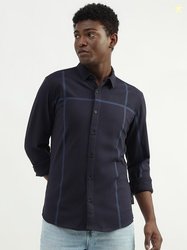 United Colors of Benetton Printed Spread Collar Shirt