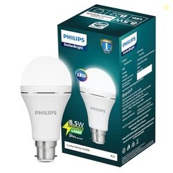 Philips Stellar Bright Rechargeable Emergency Inverter LED Bulb, B22 8