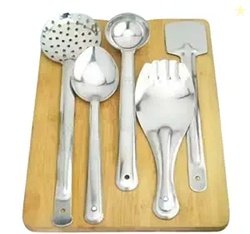 Stainless Steel Kitchen Utensil Set, Cooking Tools with Serving Spoons