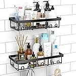 MS Self Adhesive Bathroom Shelf I Wall Mounted Bathroom Organizer I Shower Caddy Shelf Organizer Rack I Multifunctional Bathroom Rack for Bathroom, Living Room & Kitchen Accessories, Pack of 2