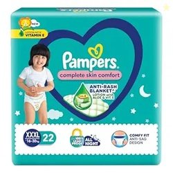 Pampers Complete Skin Comfort Pants Style Baby Diapers, XXX-Large (XXX