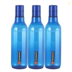 CELLO Aqua Sparkle Bottle Set of 3, 1000ml, Blue | 100% food grade | L