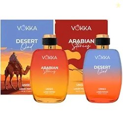 Vokka Desert Oud & Arabian Stories 200 ml | Pack of 2 x 100ml Arabic U
