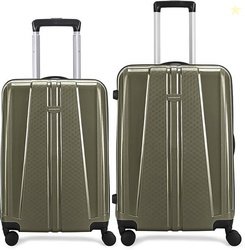 ARISTOCRAT by VIP Hard Body Set of 2 Luggage 8 Wheels - Invictus 2 (Sm