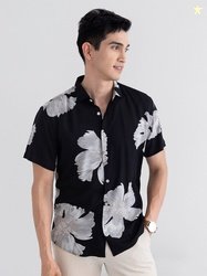Snitch Men Slim Fit Floral Printed Casual Shirt