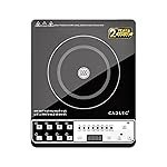 Cadlec CookEase 2000W Induction Cooktop | 8 Cooking Modes, Auto Shut-Off, Over-Heat Protection, LED Display, BIS Approved, 2-Year Warranty | Black
