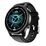 NoiseFit Halo 1.43″ AMOLED Display, Bluetooth Calling Round Dial Smart Watch, Premium Metallic Build, Always on Display, Smart Gesture Control, 100 Sports Modes (Classic Black)