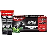 Colgate Charcoal Clean Deep Clean Oral Care Toothpaste, Bamboo Charcoal and Mint (Black Gel) 240g Saver Pack
