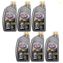 STP SYN 5W30 Full Synthetic Motor Oil 946 ml (Pack of 6, Compatible wi