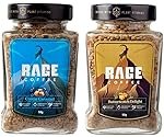 Rage Coffee Combo Pack of 2 – Butterscotch Delight & Creme Caramel Flavoured Instant Crystal Coffee 50 Gms Each