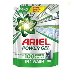Ariel Power Gel Liquid Detergent for Front Load  4kg | Removes 100 Dri