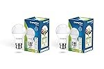 Crompton Param LED Bulb | 9W | Cool Day Light | B22 Base | 180 Degree Coverage | 4kV Surge Protection | 440V High Voltage Protection | Pack of 2