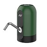 Ant H2O 10 Rechargeable Water Dispenser Pump for up to 20ltr Dispenser, Electric Water Pump with Switch and USB Charging, Portable Automatic Water Jug Dispenser for Camping, Travel Green