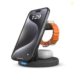 23 W Wireless Charger 3 in 1 Charging station, Magnetic magSafe compat