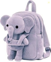 KAIN Kids Velvet premium School Bag soft plush Cute Backpack Preschool