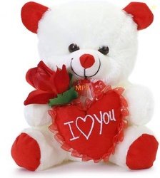 MPR ENTERPRISES Red Rose Kids & Adults Gifting i Love You Teddy Bear -