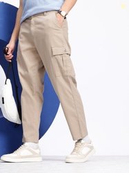 Aeropostale Men Smart Straight Fit Cargos Trousers
