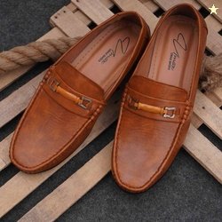 Umax Loafers For Men(Tan , 7)