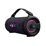 Zebronics DC Joker Edition Rocket 500 Bluetooth 5.0 Portable Speaker 20W RMS, TWS, 10 Hour Backup, Built-in Rechargeable Battery, RGB Lights, Detachable Handle, Wired mic Port & Type C