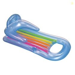 INTEX King Lounge Kool Floating Swimming Pool Lounger with Headrest &