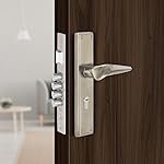 Link Vector Mortise Lock |for Main & Internal Door in Home/Office/Hotel | 10 Inches Heavy Duty Handle Set with One Side Key Access, 3 Keys |SS Finish|2 Years Warranty