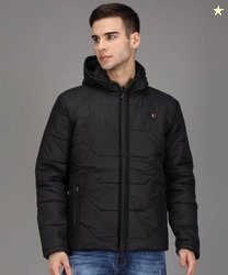 Christy World Men Solid Quilted Jacket