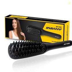 Ant Esports HSB2222 Hair Straightener Brush, Fast Heating Straightenin