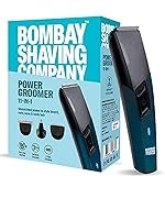 Bombay Shaving Company 11 In 1 Trimmer Men|All In One Full Body Trimmer|90 Min Charge Time|90 Mins Run Time|Hair, Ear, Beard, Body, Nose Trimme|Type C Charging|Power Groomer (New Model),Blue
