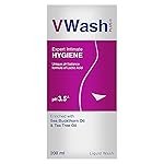 VWash Plus Expert Intimate Hygiene|| With Tea Tree Oil|| Liquid Wash Prevents Dryness|| Itchiness And Irritation|| Balances PH|| Paraben Free|| 200 ml
