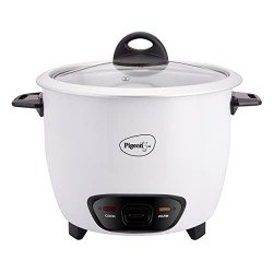Pigeon by Stovekraft Joy 1.8 Liter Electric Rice Cooker 700 Watt, Whit