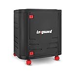 Livguard Inverter Battery Trolley with Covered Box, Support Single and Dual Batteries Jumbo/Flat Plate/Tall Tubular Battery |Heavy-Duty, Easy-Move Stand for Inverter and Upto 2 Batteries – Black Red