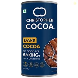 Christopher Cocoa Hot Drinking Chocolate Powder with Dark Chocolate Bu