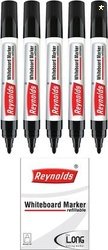 Reynolds HD WM Marker Ball Pen(Pack of 5, Ink Color - Black)