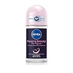 NIVEA Women Deodorant Underarm Roll On Pearl & Beauty Fine Fragrance | Long Lasting Fragrance with Floral Scent | 72 Hour active Odour Protection | 0% Alcohol | Dermat approved | 50 ml
