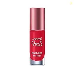 LAKM 9to5 P+G Nail Perky Pink Glossy Finish 6 ml