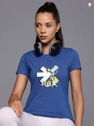 HRX by Hrithik Roshan Brand Logo Slim Fit T-shirt