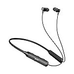 pTron Tangent Evolve w/ 50Hrs Playtime, HD Mic, Pristine Sound, 14mm Drivers, Bluetooth V5.3 w/Dual-Device Pairing Wireless Neckband, Magnetic Buds, Voice Assistant,Type-C Fast Charging & IPX4(Black)