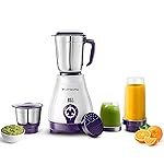 Longway Mix Pro 550 Watt Mixer Grinder with 4 Jars for Grinding, Mixing, Blending, Juicing with Powerful Motor (Purple, 4 Jars)