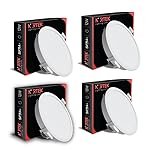 Nortek Sifra 12W LED Ceiling Lights for Living Room – Round False Ceiling LED Light & Concealed Light for Home – COB Downlight for Bedroom, Hall, Balcony, Kitchen, Natural White Pack of 3